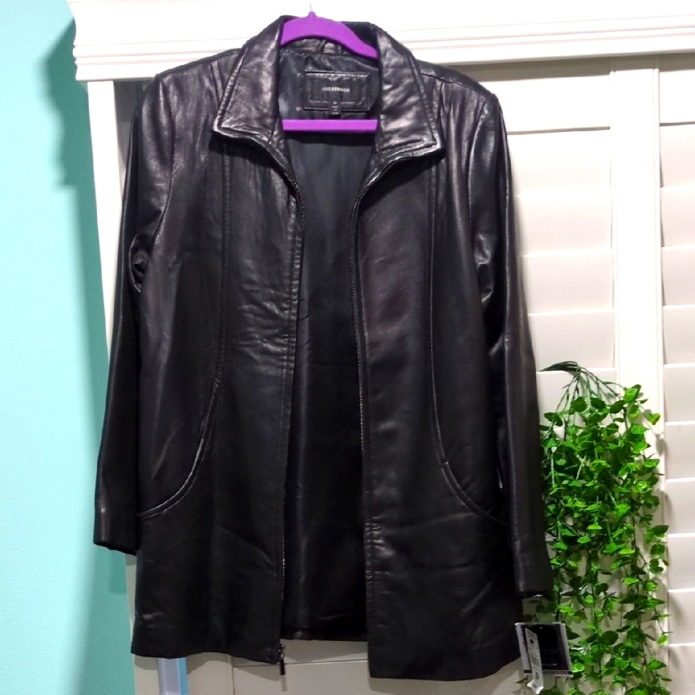 Retail $260 NWT Colebrook Wilson's Leather Black Women's Jacket